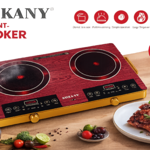 Sokany Radiant Cooker SK-07039 – Double Infrared Hot Plate, 2000W + 2000W